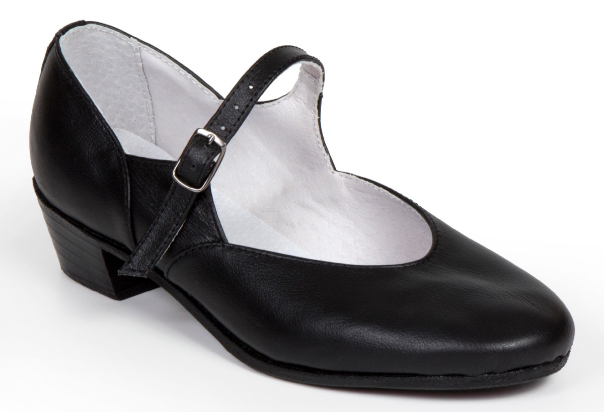 Туфли танцевальные Вариант черные для девочек