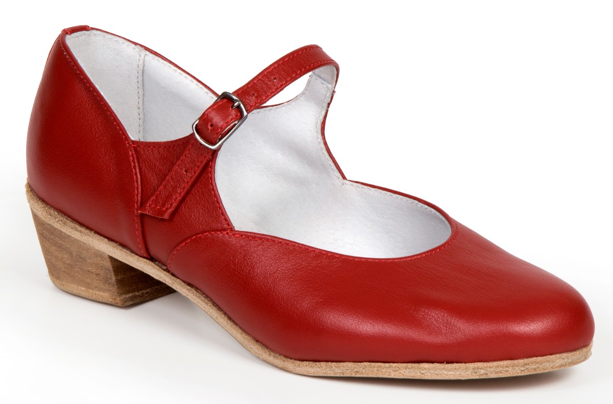 Туфли танцевальные Вариант красные для девочек