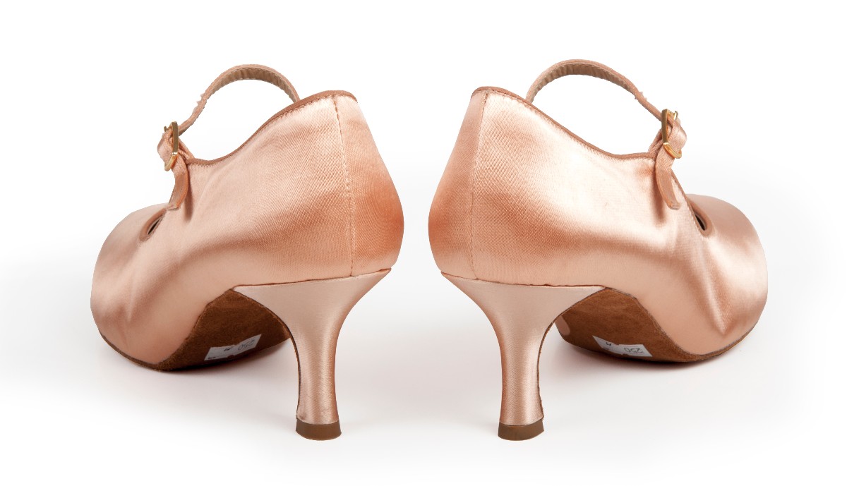 Танцевальная обувь DanceFox, модель Fox LSt 009, Цвет: Флэш; Кедр, Материал: Сатин, Каблук: 60F