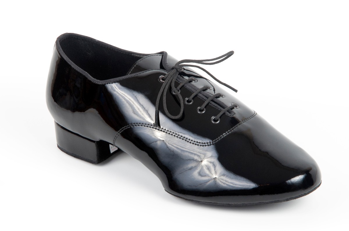 Танцевальная обувь DanceFox, модель Fox MST 008, Цвет: Черный, Материал: Лак, Каблук: 20MST, Мужская стандарт