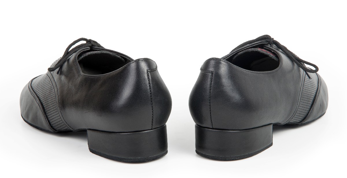 Танцевальная обувь DanceFox, модель Fox MST 014, Цвет: Черный, Материал: Кожа + перфо, Каблук: 20MST